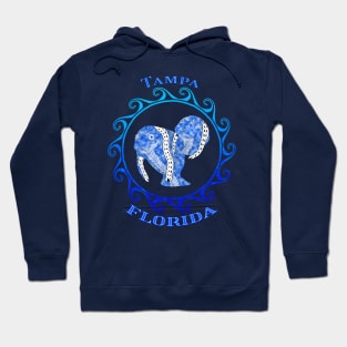 Tampa Florida Vacation Tribal Manatees Hoodie